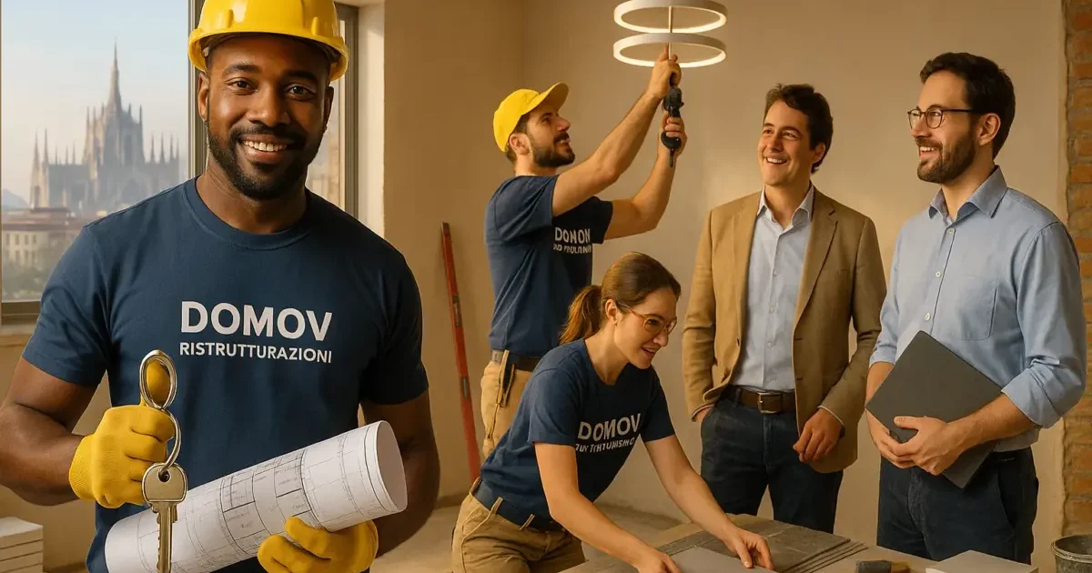 Ristrutturazione chiavi in mano a Milano con Domov